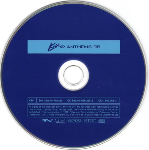 Various : Kiss Anthems 98 (2xCD, Comp, P/Mixed)