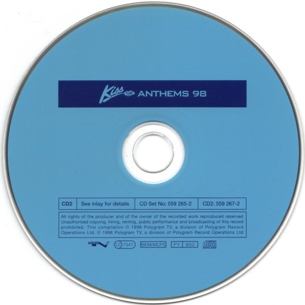 Various : Kiss Anthems 98 (2xCD, Comp, P/Mixed)