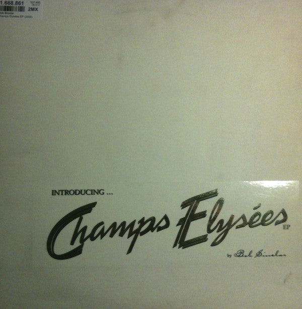 Bob Sinclar : Introducing... Champs Elysées EP (2x12", EP)