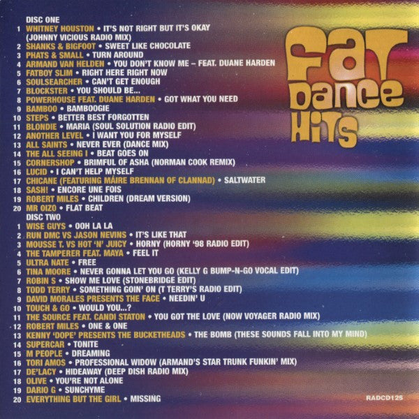 Various : Fat Dance Hits (2xCD, Comp)