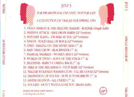 Various : Single Minded IV (CD, Comp, Promo)