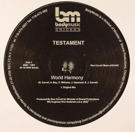 Testament : World Harmony (12")