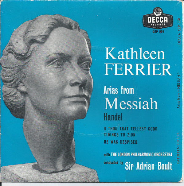 Kathleen Ferrier : Arias From Messiah (7", Gre)
