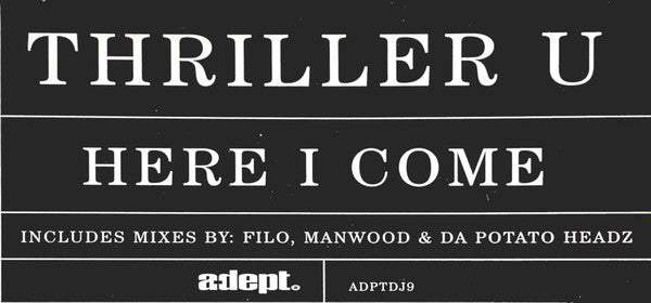 Thriller U : Here I Come (12", Promo)