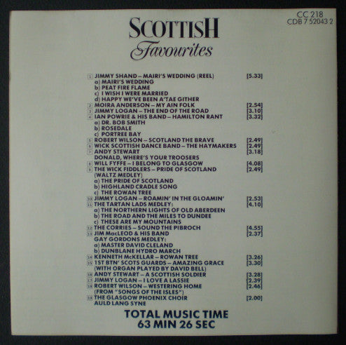 Various : Scottish Favourites (CD, Comp)