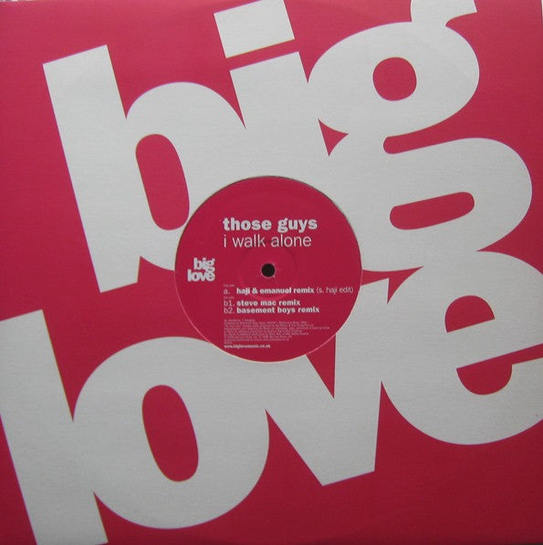 Those Guys : I Walk Alone (12")