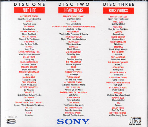 Various : The Sony Digital Collection Vol 1 (3xCD, Comp)