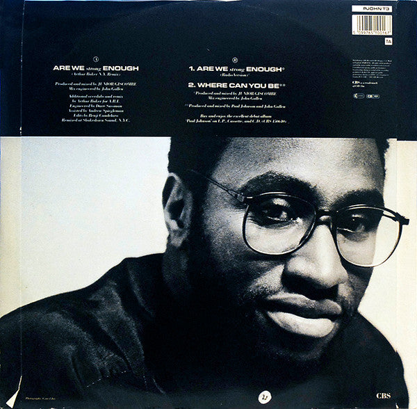 Paul Johnson (2) : Are We Strong Enough (12")