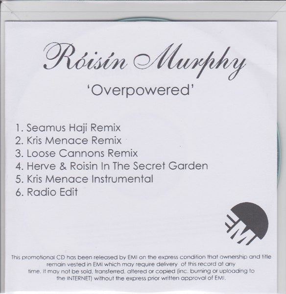 Róisín Murphy : Overpowered (CDr, Maxi, Promo)