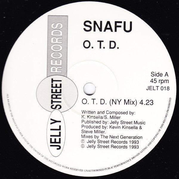 Snafu (2) : O.T.D. (12")