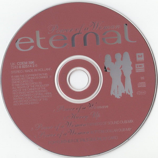 Eternal (2) : Power Of A Woman (CD, Single)