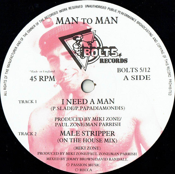 Man 2 Man : Energy Is Eurobeat (12", Ltd)