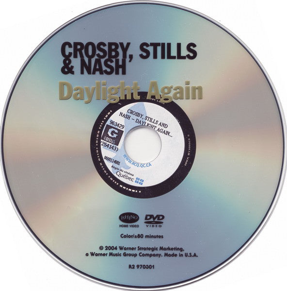 Crosby, Stills & Nash : Daylight Again (DVD-V, Multichannel, Dol)