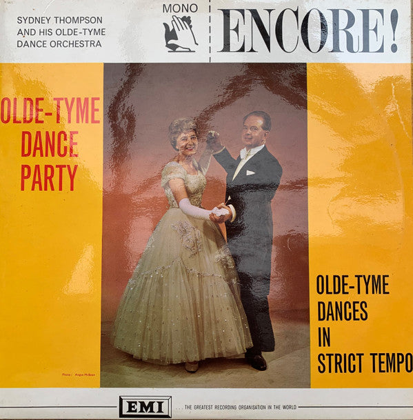 Sydney Thompson And His Orchestra : Olde-Tyme Dance Party (LP, Mono)