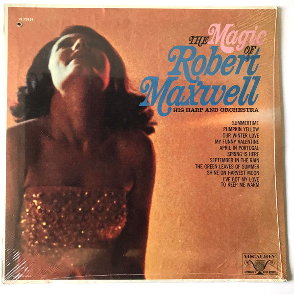 Robert Maxwell, His Harp And Orchestra : The Magic Of Robert Maxwell His Harp & Orchestra (LP, RE)