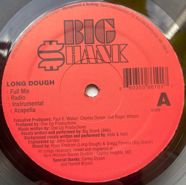 Big Shank : Long Dough (12", Single)