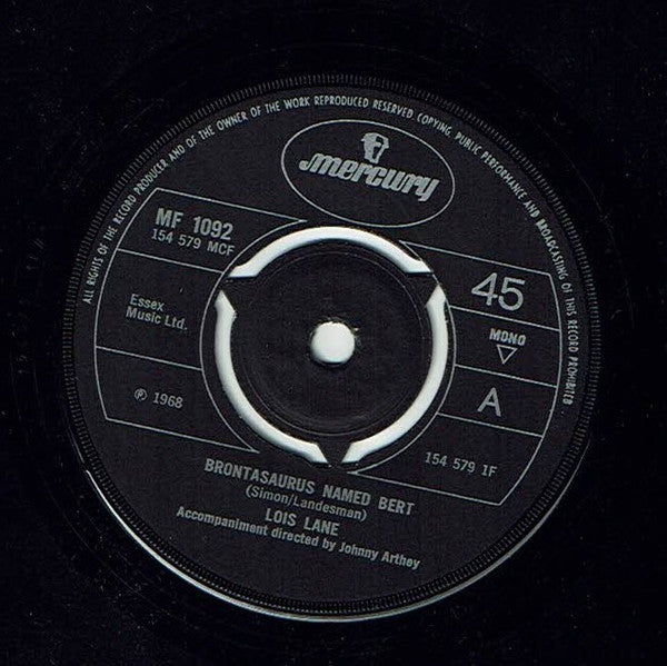 Lois Lane (3) : Brontosaurus Named Bert  (7", Single)
