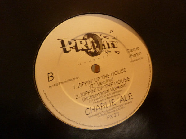 Charlie 'Ale : Zippin' Up The House (12")