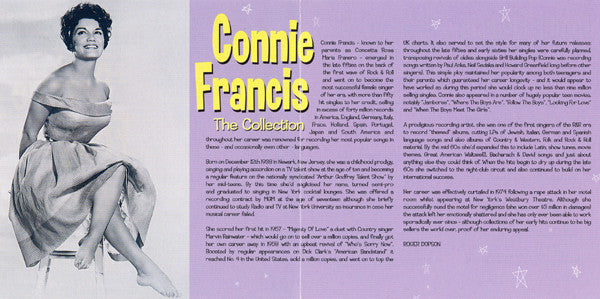 Connie Francis : The Collection (CD, Comp, RE)
