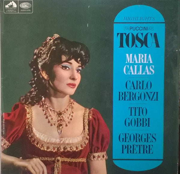 Maria Callas / Carlo Bergonzi / Tito Gobbi / Orchestra Del Teatro Alla Scala And Coro Del Teatro Alla Scala Conducted By Georges Prêtre : Highlights From "Tosca" (LP, Album, RP, Whi)