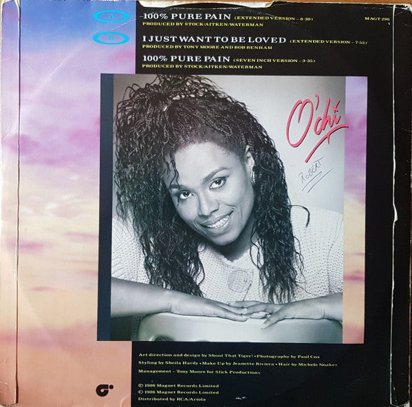 O'Chi Brown : 100% Pure Pain (12", Single)