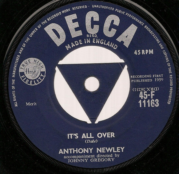 Anthony Newley : Someone To Love (7", Tri)