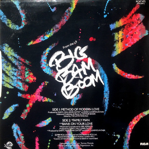 Daryl Hall & John Oates : Method Of Modern Love (12")