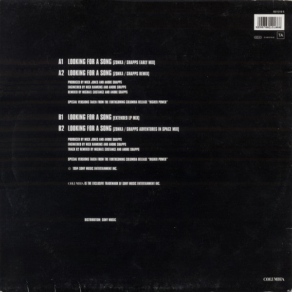 Big Audio : Looking For A Song (12")