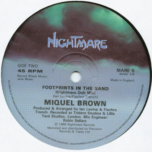 Miquel Brown : Footprints In The Sand (12")
