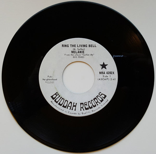 Melanie (2) : Ring The Living Bell / Railroad (7", Single)