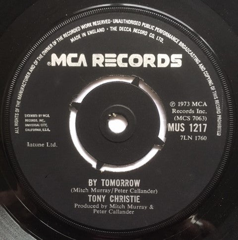Tony Christie : You Just Don't Have The Magic Anymore (7", Single)