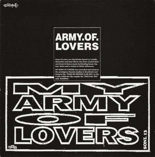 Army Of Lovers : My Army Of Lovers (12", Maxi)