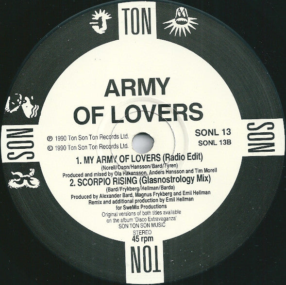 Army Of Lovers : My Army Of Lovers (12", Maxi)