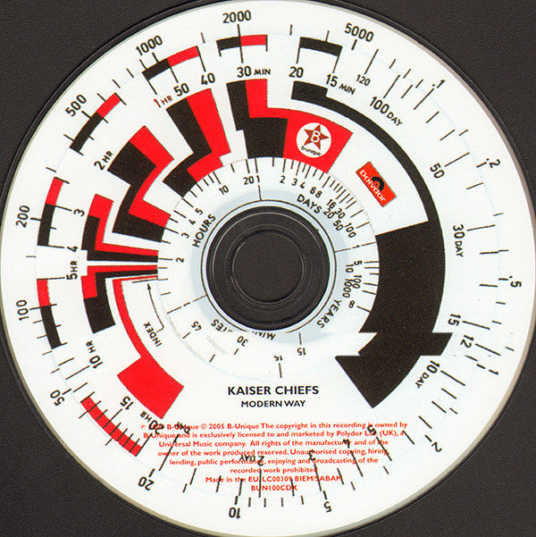 Kaiser Chiefs : Modern Way (CD, Single, Enh)