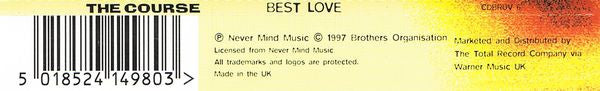 The Course : Best Love (CD, Single)