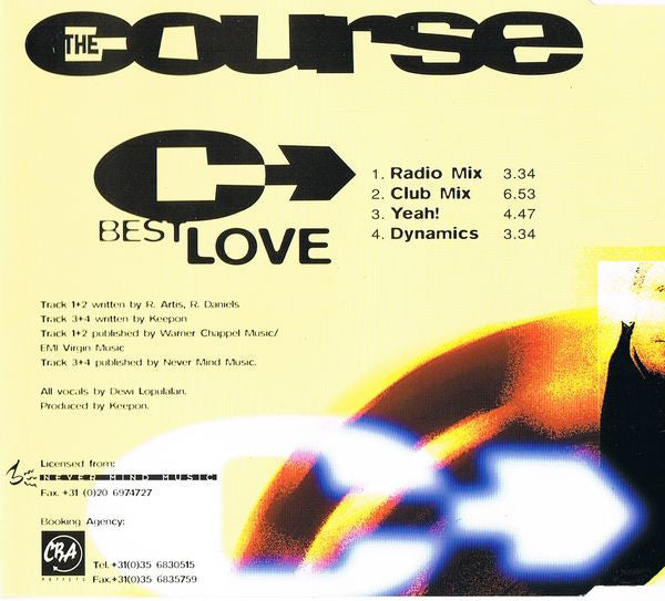 The Course : Best Love (CD, Single)