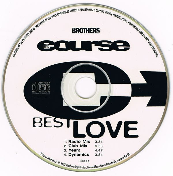 The Course : Best Love (CD, Single)