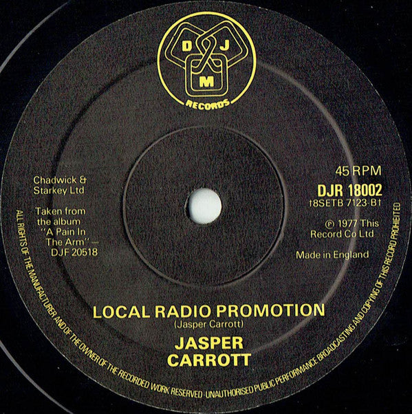 Jasper Carrott : Twelve Days Of Christmas (12", Single, Str)