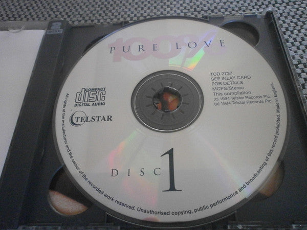 Various : 100% Pure Love (2xCD, Album, Comp)