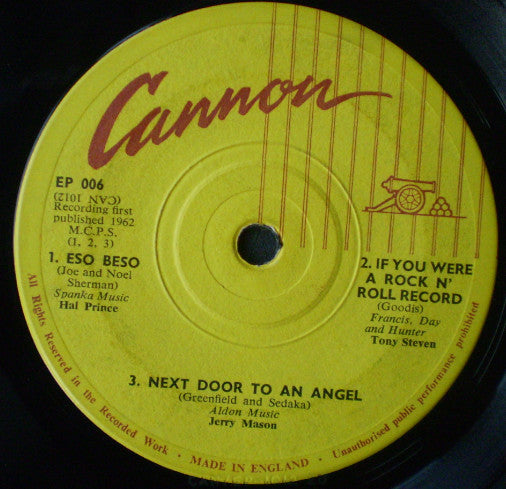 Various : Cannon Hits Of Today (7", EP)