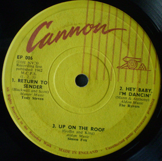 Various : Cannon Hits Of Today (7", EP)