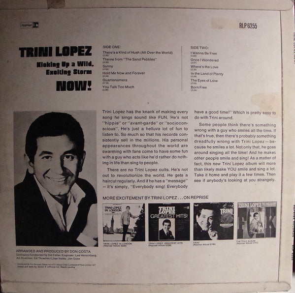 Trini Lopez : Now! (LP, Album)