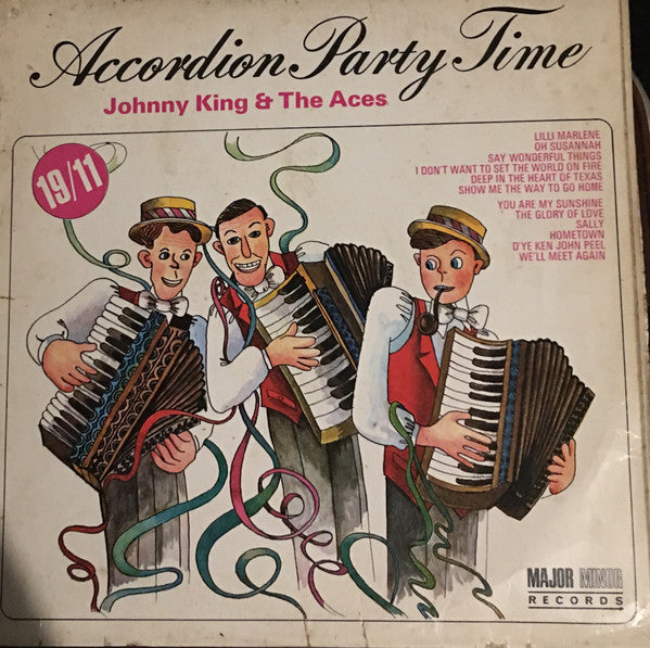 Johnny King & The Aces : Accordion Party Time (LP, Album)
