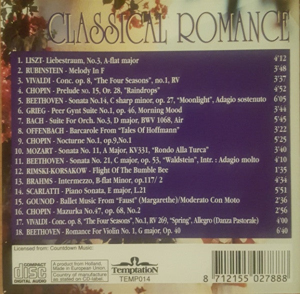 Various : Classical Romance (CD, Comp)