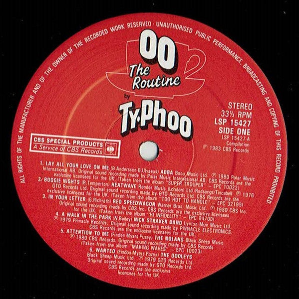 Various : Oo The Routine By Typhoo (LP, Comp)