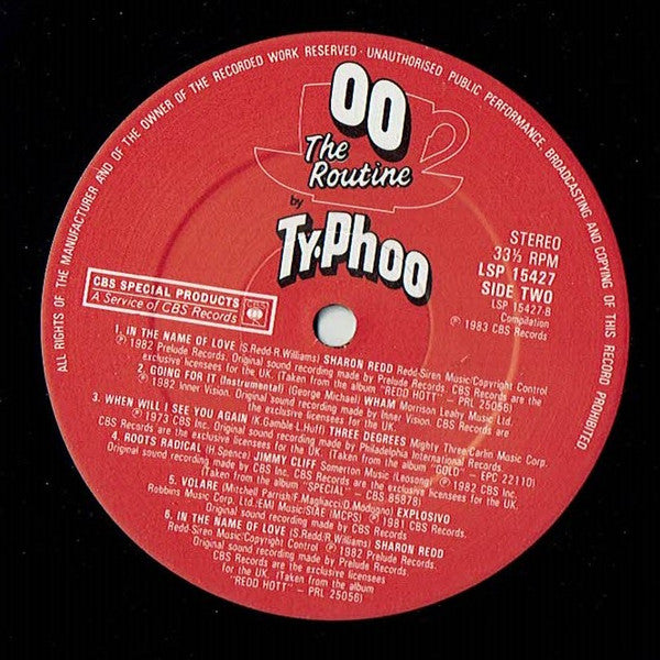 Various : Oo The Routine By Typhoo (LP, Comp)