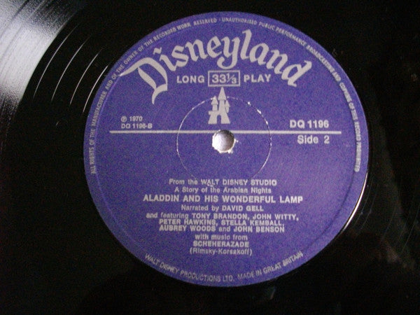 David Gell : Aladdin And His Wonderful Lamp (LP, Album)