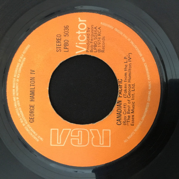 George Hamilton IV : Canadian Pacific  (7")