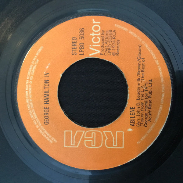 George Hamilton IV : Canadian Pacific  (7")