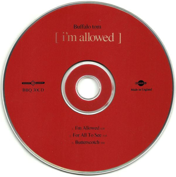 Buffalo Tom : I'm Allowed (CD, Single, Dig)